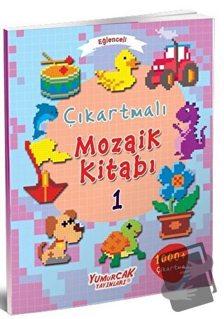 Eğleceli Çıkartmalı Mozaik Kitabı 1, Kolektif, Yumurcak Yayınları, Fiy
